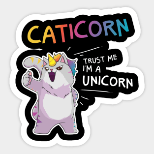 Meowgical Caticorn T Shirt| Kittycorn Shirt Sticker